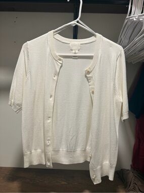 h&m short sleeve cardigan